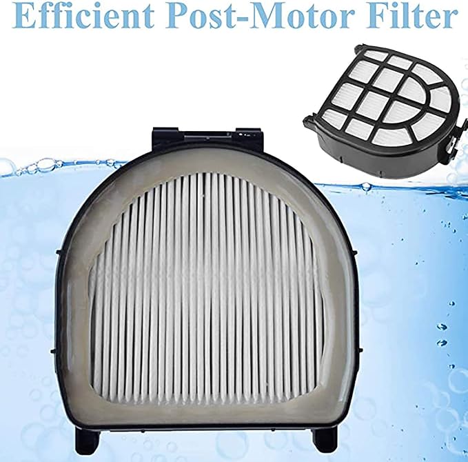 4 Pack Foam & Felt Filters, 1 Soft Main Brush, 2 Pre-Motor Filter & 2 Post-Motor Hepa Filter for Shark LZ600, LZ601, LZ602, LZ602C APEX UpLight Lift-Away DuoClean Vacuum Cleaner # XFFLZ600 & XHFFC600