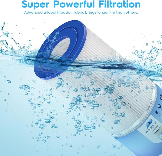 CCP420 Pool Filter Cartridges Replacement for PCC105,FC-1977,PCC105-PAK4,C-7471,178584,FC-6470,R173576,Ultral-A6,817-0106,Clean＆Clear Plus 420,105Sq.ft,4 Pack