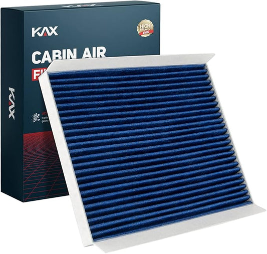 KAX Premium HEPA Cabin Air Filter with Dual Active Carbon, CF10728 Replacement for Hyundai Accent 2007-2016, Elantra, Elantra GT/Coupe, Kia Forte, Forte Koup, Forte5, Strong Adsorption Cabin Filter