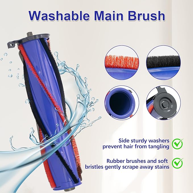DC50 Roller Brush and Fiter Replacement Compatible With Dyson DC50 Animal Multi Floor Complete Vacuum, Filters Brush Kit, Compare to Part 964705-01 965081-01 965080-01