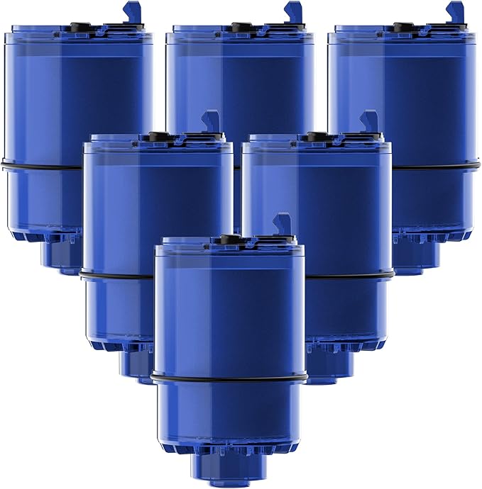 Waterdrop Faucet Water Filter, Compatible with All PUR® Water Filter Replacement for PUR® Plus RF9999® Faucet Water Filter, NSF 42 Certified, 18-Month, 1800-Gallon, 6 Pack