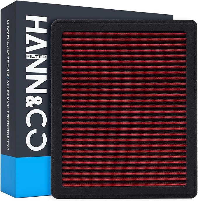 HANN&CO Washable And Reusable High Flow Cabin Air Filter，Greater Than 15 Years of Service Life，Suitable For Ford F-150，Expedition；Lincoln Navigator Replacement CF12150，CP150，VF2049（HCC21210-X）