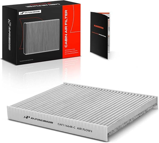 A-Premium Cabin Air Filter with Activated Carbon Compatible with Hyundai Santa Fe 2009-2011 & Kia Sorento 2011-2015, Replace# 971331U000