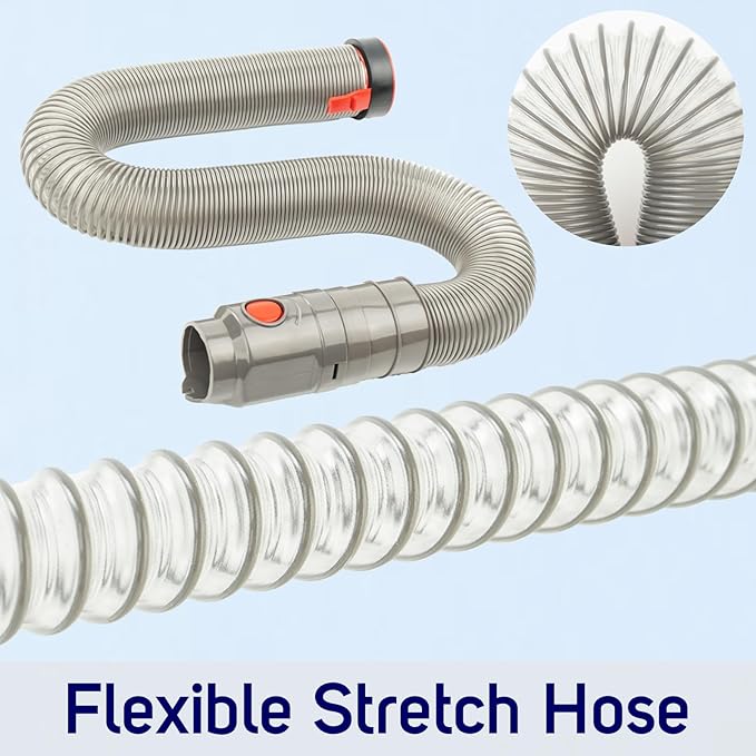 Hose Filter Replacement for Dyson DC40 UP16 UP19 Light/Slim Ball Multi Floor 2, Pre-Filter 923587-02, Post Filter 922676-01, Hose 920765-04