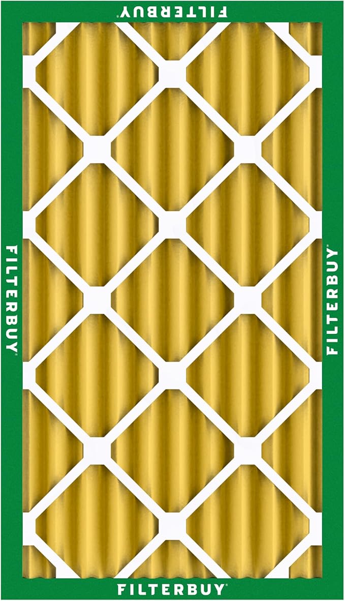 Filterbuy 20x30x4 Air Filter MERV 11 Superior Pet & Allergy Defense (2-Pack), Electrostatic Pleated HVAC AC Furnace Filters Replacement, Made in USA (Actual Size: 19.50 x 29.50 x 3.63)
