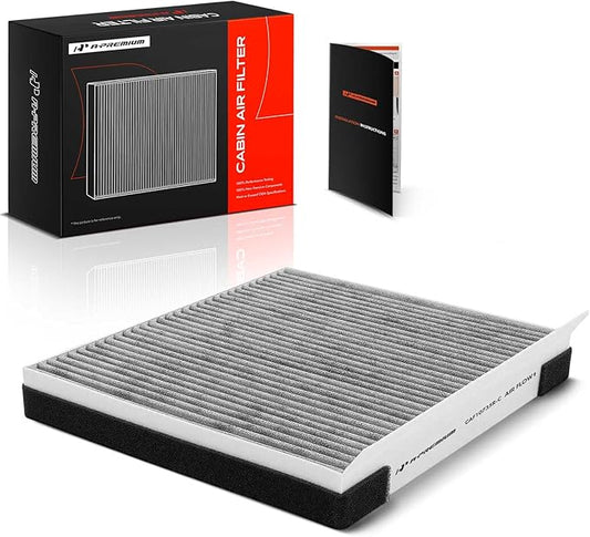 A-Premium Cabin Air Filter with Activated Carbon Compatible with Hyundai, Kia & Genesis Vehicles - Santa Fe, Genesis, Telluride, Stinger, G80, G70, Equus, G90, K900, GV80 - Replace# 97133-3M000