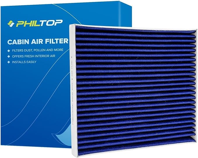 PHILTOP Premium HEPA Cabin Air Filter w/Dual Activated Carbon, Compatible with CF11671 Ram 1500, 1500 Classic, 2500, 3500, 4500, 5500, Jeep Wagoneer, Wagoneer L, Grand Wagoneer, Grand Wagoneer L