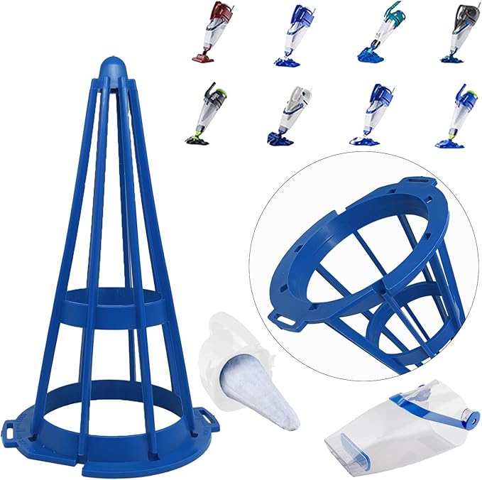 Replacement Vacuum Filter Cotton Holder for Pool Blaster (1 Blue Cone)