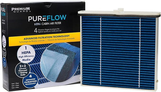 PureFlow HEPA Cabin Air Filter PC99818HX | Fits 2020-2025 Mazda CX-30, 2019-2025 3, 2023-2025 CX-50, 2019-2023 3 Sport