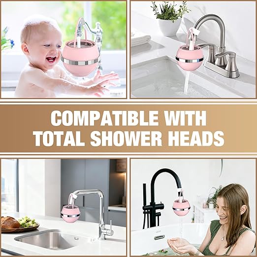 SHLLKTTRY Bath Water Filter for Tub Faucet with Overflow,Filtration,Remove Contaminants,Chlorine,Fluoride,Hard Water Softener,Enhances Health of Skin,Hair,Nails,Relieve Eczema,3,000 Gallons,White