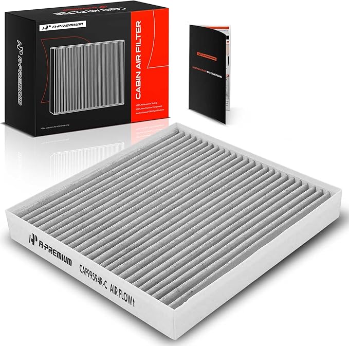 A-Premium Cabin Air Filter with Activated Carbon Compatible with Hyundai & Kia - Elantra 2021-2023, Ioniq 5 2022-2024, Santa Fe 2021, Sonata 2020-2023, Tucson 2024, K5 2021 2023-2024