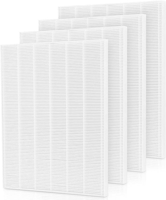 5500-2 Air Purifier Filter Replacement For Winix, 116130 Replacement Filter H Compatible with Winix 5500-2 and AM80 Air Purifier, 4 Pack HEPA Filter Only