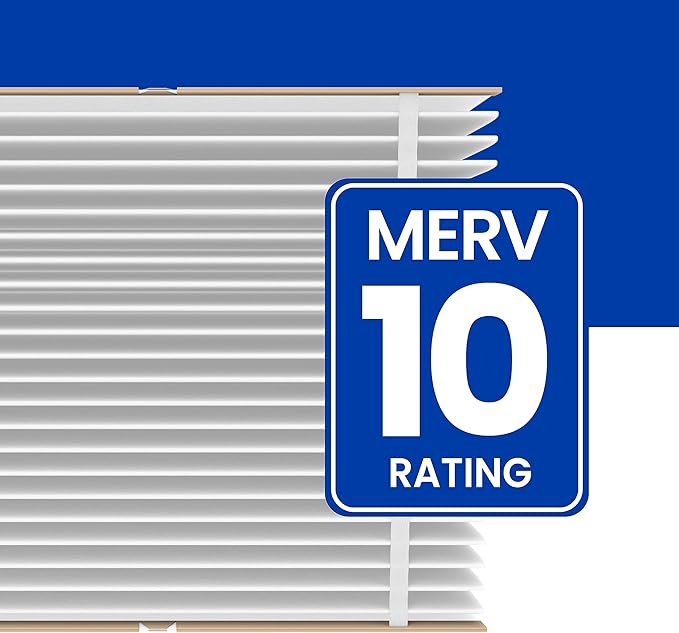 AprilAire 401 Replacement Furnace Filter for AprilAire 2400, Space-Gard 2400 Whole-House Air Purifiers - MERV 10, 16x25x6 Air Filter (Pack of 4)