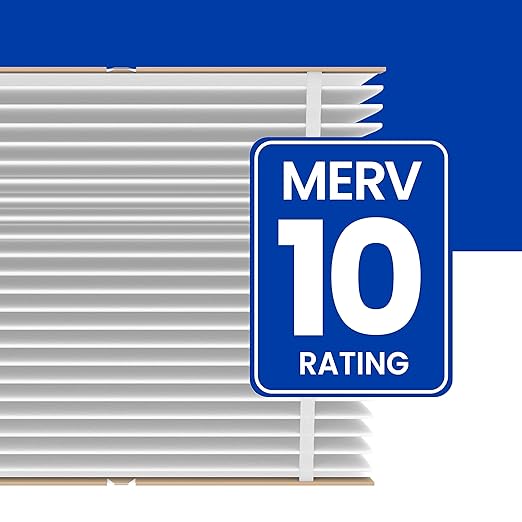 AprilAire 201 Replacement Furnace Filter for AprilAire or Space-Gard 2200 or 2250 Whole-House Air Purifiers - MERV 10, 20x25x6 Air Filter (Pack of 2)