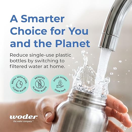 Under Sink Water Filter System, Removes PFAS, Lead & Chlorine, Keeps Essential Minerals, WQA Certified, Easy DIY Install, No Drilling, Ultra High Capacity, US Made (Gen4)