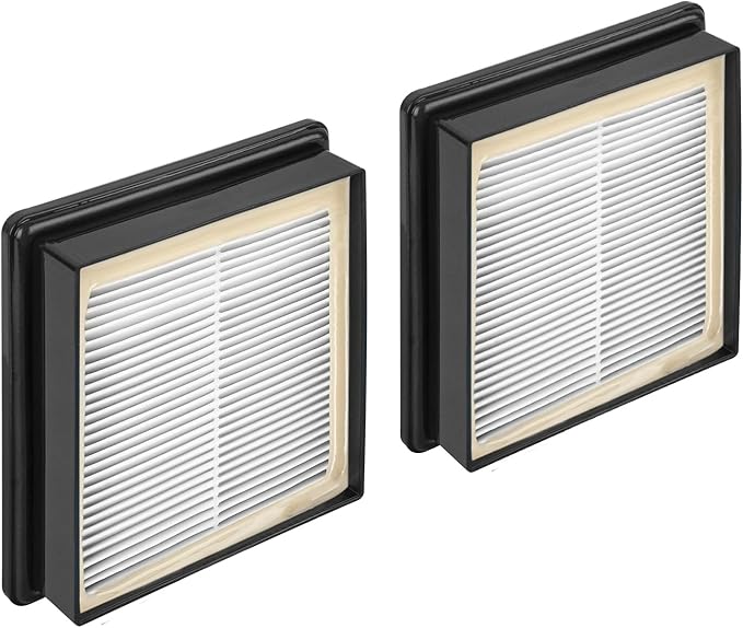 107315 HEPA Vacuum Filter Replacement Proteam Filter 107303 107304, HEPA Filter Twin Pack Compatible with Proteam Super Coach Pro 10, Super Coach Pro 6, ProVac FS 6 Vacuums - 2 Pack