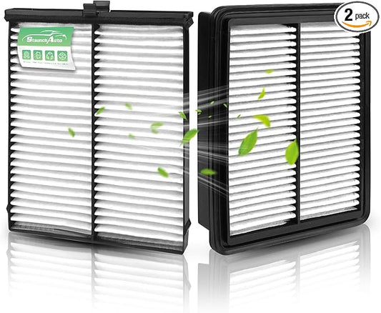 Engine & Cabin Air Filter for 2019-2025 2026 Mazda 3, 2019-2025 2026 CX-30, 2023-2026 CX-50 (Not For Hybrid) Replacement BDTS61J6X PAH9-13-3A0A Automotive Accessories-2 Pack