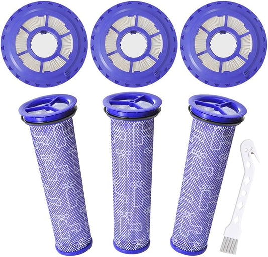 6 Pack Replacement Vacuum Filter for Dyson DC41 DC41 DC65 DC66 Vacuum,3 Pack Post Filter & 3 Pack Pre Filter