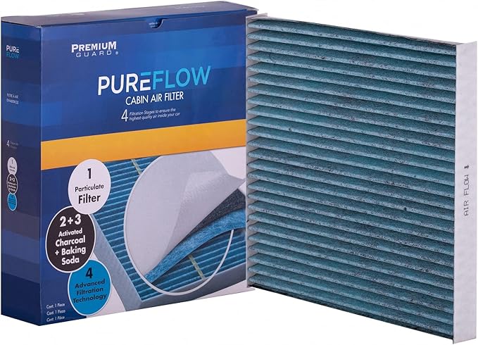 PureFlow Cabin Air Filter PC5644X | Fits 2016-2023 Toyota Tacoma, 2003-2008 Pontiac Vibe, 2013-2016 Dodge Dart