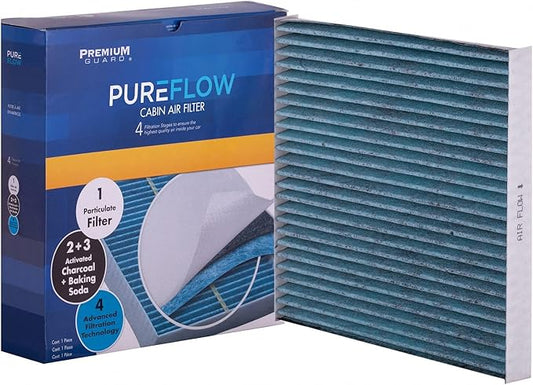 PureFlow Cabin Air Filter PC5644X | Fits 2016-2023 Toyota Tacoma, 2003-2008 Pontiac Vibe, 2013-2016 Dodge Dart