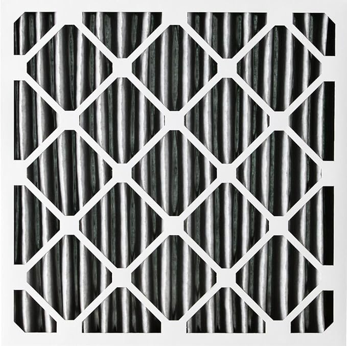 Nordic Pure 16x16x1 (Actual Size: 15 3/4 x 15 3/4 x 3/4) Furnace Air Filters MERV 12 Pleated Plus Carbon 4 Pack
