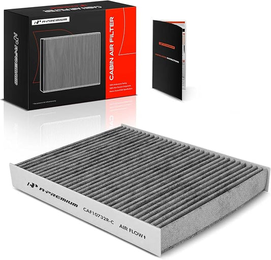 A-Premium Cabin Air Filter with Activated Carbon Compatible with Hyundai Veracruz 2007-2012, Replace# 971332B005, 971333J000