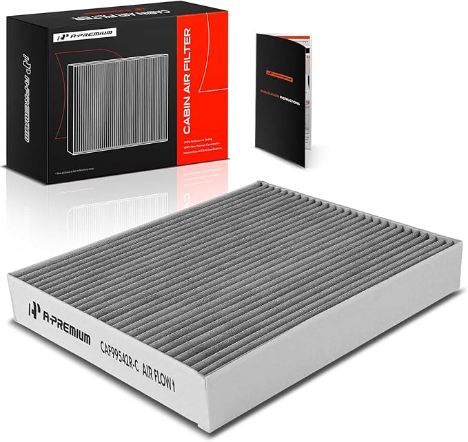 A-Premium Cabin Air Filter with Activated Carbon Compatible with Ford Bronco Sport 21-23, Escape 20-22, Explorer 20-23, Maverick & Lincoln Aviator 20-23, Corsair, Replace# JX6Z19N619BA