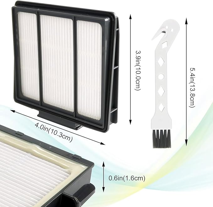 6PACK RVFFK950 Filter for Shark Robot Vacuum Filter Replacement by Techecook - Fit for Shark ION Robot R85 RV850,RV700_N, RV720_N, RV851WV and IQ Robot R101AE, AV970, AV1002AE, AV1010AE UR1005AE