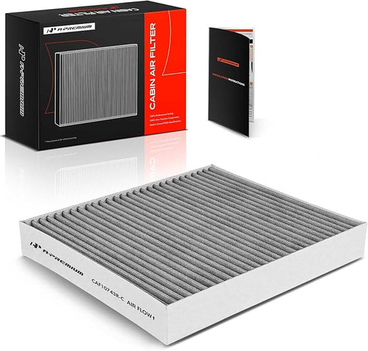 A-Premium Cabin Air Filter with Activated Carbon Compatible with Dodge, Chrysler, Nissan, Infiniti, Volkswagen & Ram model - Grand Caravan, Town & Country, Titan, Armada, Q50, G37, QX80, Q60, M35