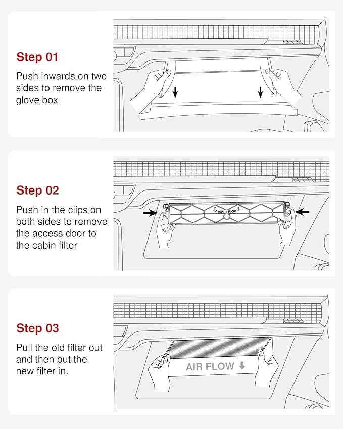 Puroma Cabin Air Filter with Activated Carbon, Replacement for CF11643, Compatible with Audi A3/Q3/S3/TT Quattro, Atlas, GTI, Golf, Jetta, Tiguan