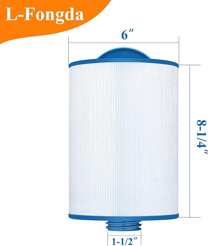Spa Filter Compatible with 6CH-940, PWW50P3, 817-0050, 25252, 03FIL1400, FC-0359, 45 Sq.Ft, 2 Pack