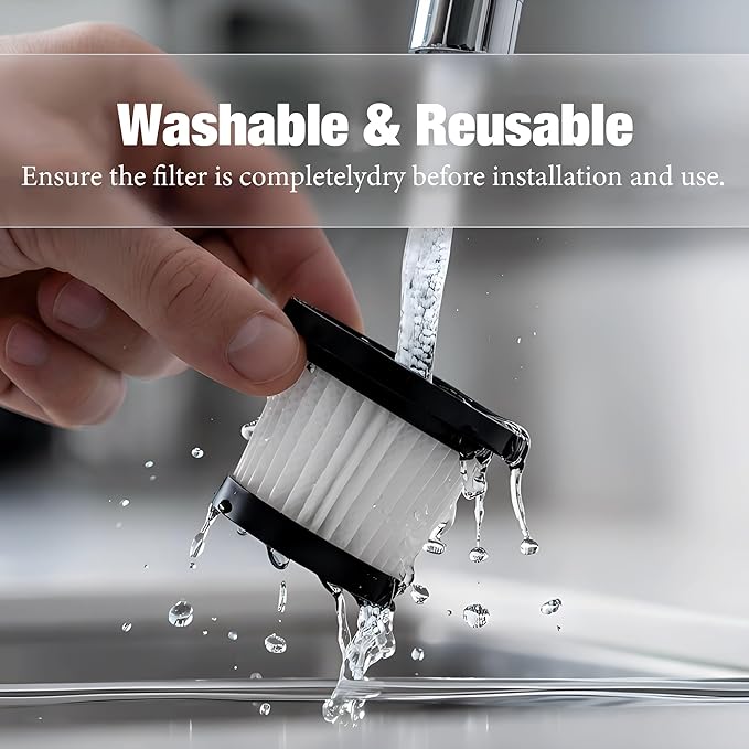 25 hepa Vacuum Filters Compatible With Duck Vacuum Cleaners As Shown In Tv Commercials, They Are Washable And Reusable, Ideal For Pet Households And Workshop Cleaning