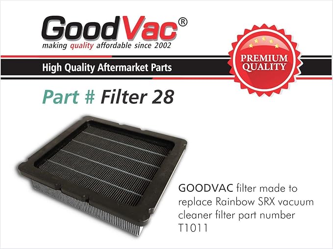 Replacement Filter made to fit Rainbow SRX Vacuum Cleaners Replaces OEM T1011