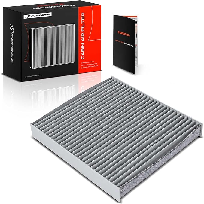 A-Premium Cabin Air Filter with Activated Carbon Compatible with Lexus Models - GS200T, GS350, GS450H, IS200T, IS250, IS300, IS350, IS500, RC200T, RC300, RC350, GS F