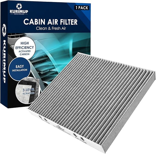 KURIMUP CF11183 Premium Cabin Air Filter with Activated Carbon, Fit for Dodge Durango (2011-2023), Jeep Grand Cherokee (2011-2021)/Grand Cherokee WK (2022)