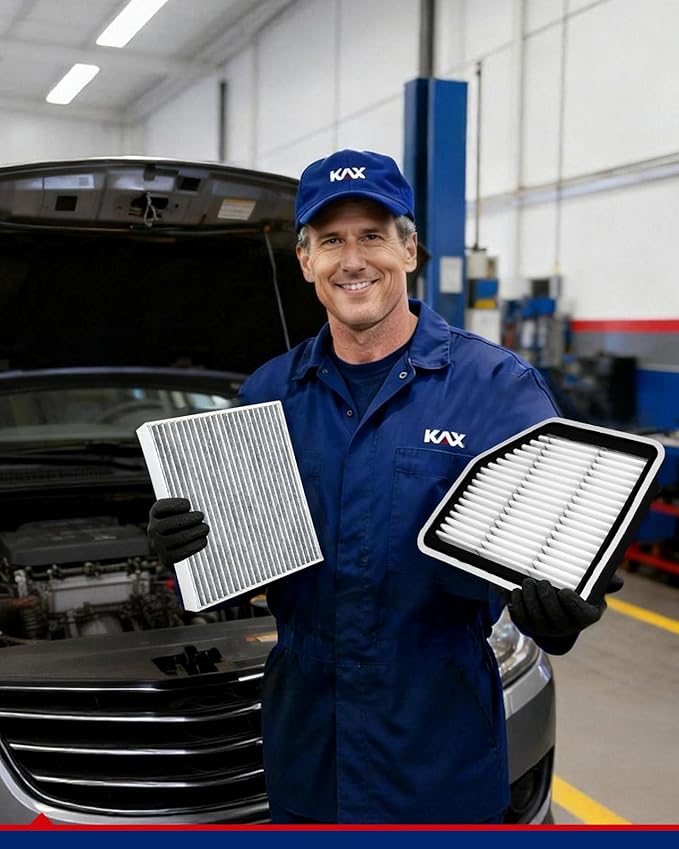 KAX Engine & Cabin Air Filter Kit, Replacement for Lexus IS250 2006-2013, GS350 2007-2011, IS350 2006-2013, GS430 2006-2007, Replace# CA10347 CF10285