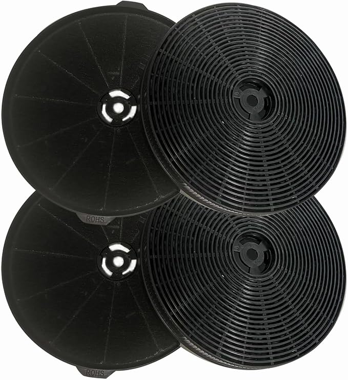 4X AP-CFK1-TM Premium Ultra-Flow Heavy-Duty Range Hood Filter compatible with Cosmo Range Hood Charcoal Filter CFK1-TM 63190 63175S UC30 UMC30 UMC36 668A900 668WRC90