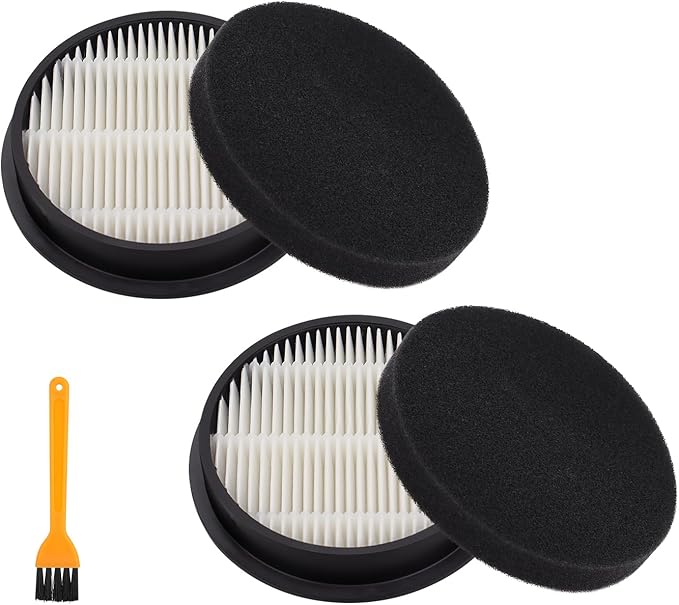 Replacement Filter Compatible with AFNOP AceVac 11 Cordless Vacuum Cleaner, Washable Hepa Filter Accessories Part (2 Filter)