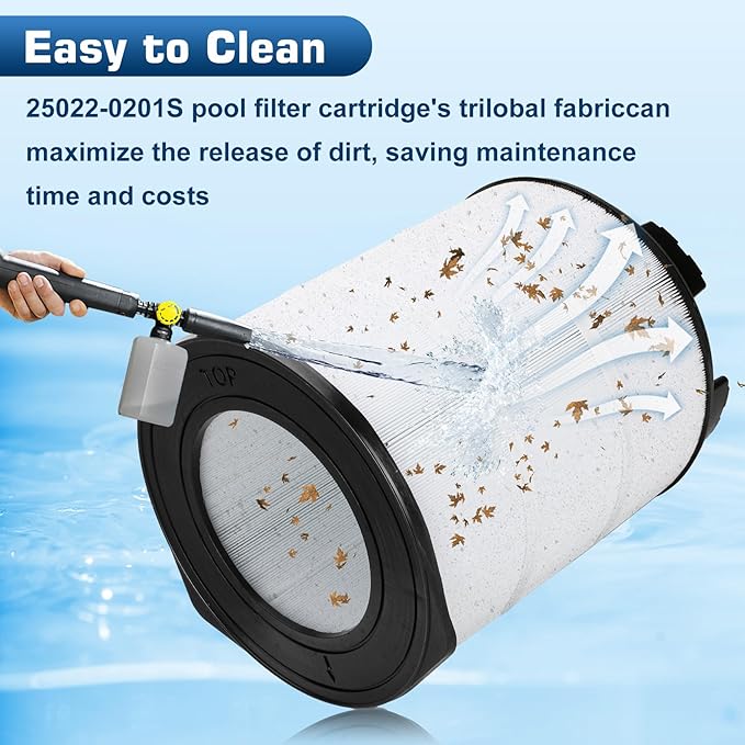 S7M120 Pool Filter Cartridges, 170145 Pool Filter Replacement for sta-rite System 3 25021-0200S & 25022-0201S Pool Filter Cartridge Module, Compatible with sta rite System 3 S7M120 Filter, 300 Sq.Ft