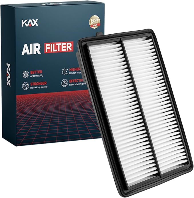 KAX Engine Air Filter, CA11477 Replacement for Honda Accord 2013-2017; Acura TLX 2015-2020, Advanced Air Filter Media, Increased Acceleration