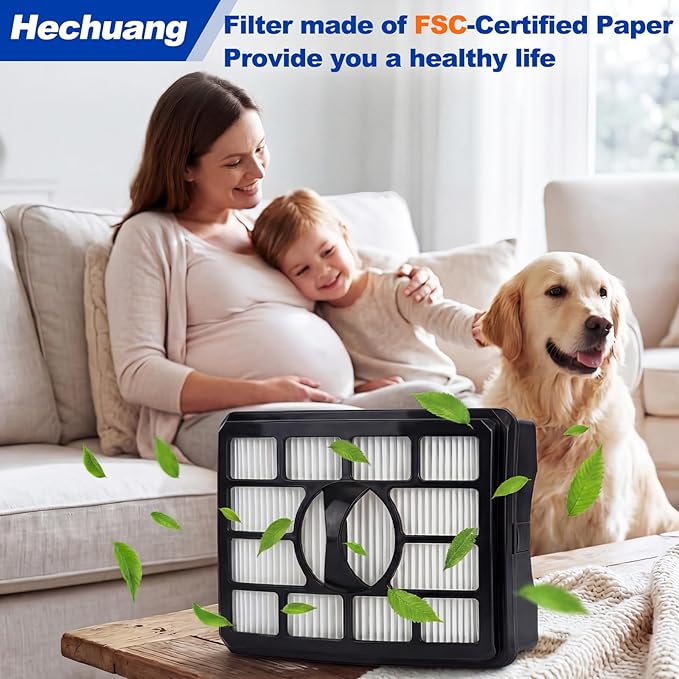 2 + 4 Pack Vacuum Filters Replacement Compatible for Shark Rotator Pro Lift-Away NV500, NV501, NV502, NV503, NV505, NV510, NV520, NV552, UV560, NV642, ZU780, ZU782, ZU785, Part Xff500 Xhf500