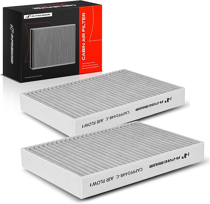 A-Premium 2-PC Cabin Air Filter with Activated Carbon Compatible with BMW 530i, 530i xDrive, X5, X6, X7, 530e, 540i, 540i xDrive, 740i, 750i, 750Li xDrive, 840i, Alpina B7, M5, M550i xDrive, M8