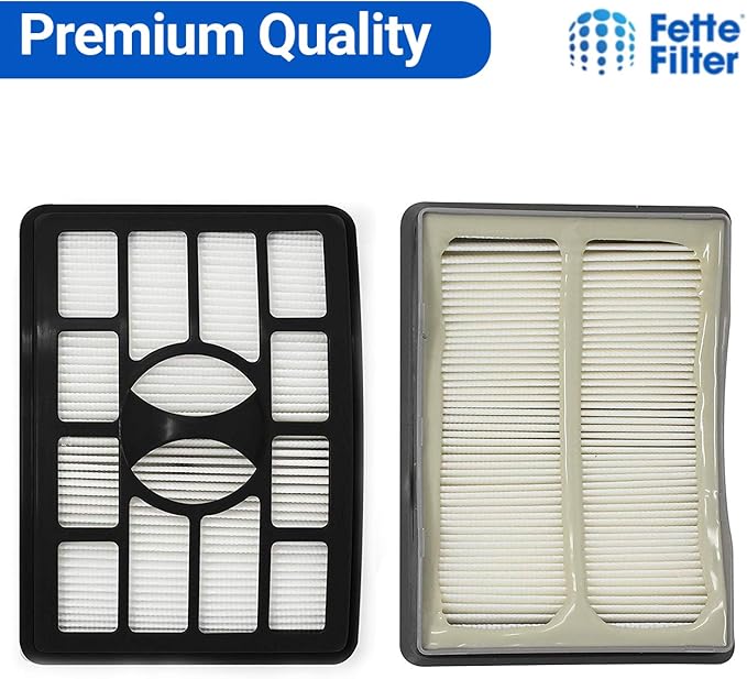 Fette Filter - Foam Vacuum Filters Compatible with Shark Rotator Professional Lift-Away NV500, NV501, NV502, NV505, NV510, NV552, UV560. Compare to # XHF500 & XFF500. (2 Hepa 4 Foam)