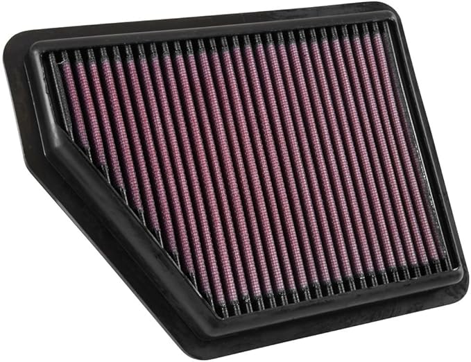 K&N High-Flow Original Lifetime Engine Air Filter: Increase Power: Premium, Washable: Compatible with 2016-2026 HONDA: Civic, HR-V, 33-5045