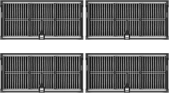 Replacement Filter for Dreame X40 Ultra/L10s Pro Ultra Heat/X30 Ultra/ L10s Ultra Gen 2/ L40 Ultra Robot Vacuum, 4 Pack HEPA Filters
