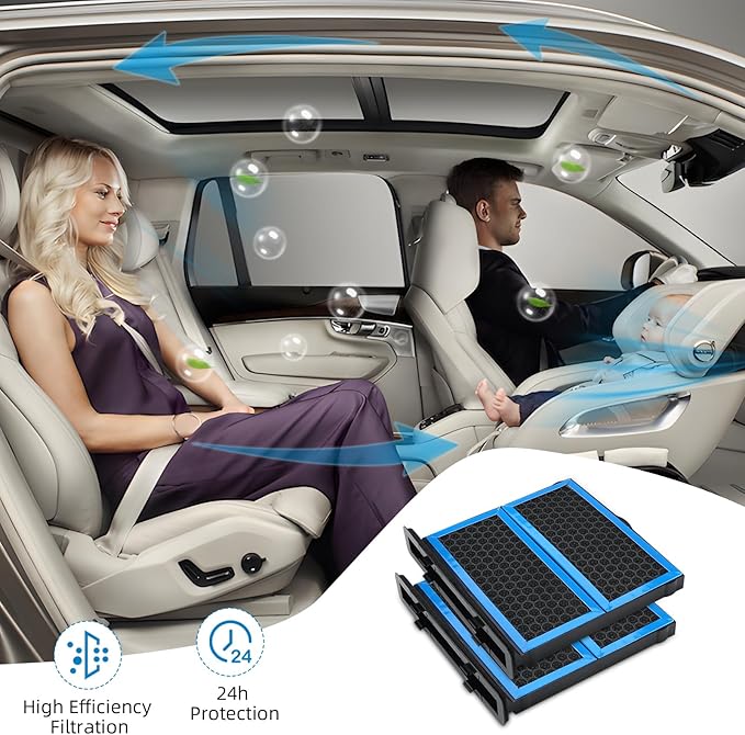 72880FL000 Premium Cabin Air Filter Compatible with Subaru Forester 2019-2024/ WRX 2023, CF12775 OEM Passenger Compartment Activated Carbon AC Filter Create Cleaner Inside Air For Your Car