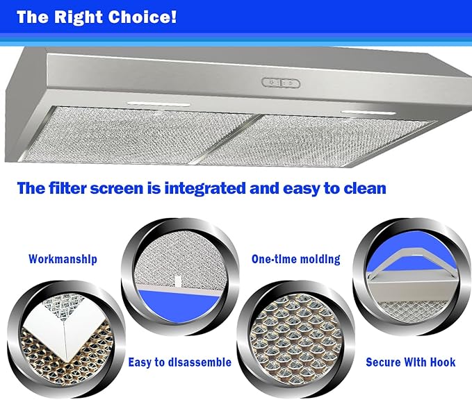S99010430-002 Compatible with BR Range Hood Filter 13-7/8'' x 15-3/4" 4512880 Replacement HPF30 Nu-tone Grease Filter 2 Pack Upgrade 5-Layer Nutone Kitchen Exhaust Fan Filter Screen