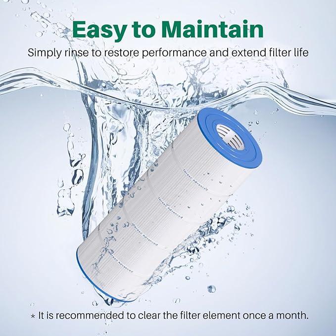 TOREAD PWWCT150 Pool Filter Replaces PWWCT150, Ultral-B3, Clearwater II ProClean 150, 817-0150N, Unicel 8414, Filbur FC-1287, SD-00210, 150 Sq.ft Filter Cartridge 1PACK