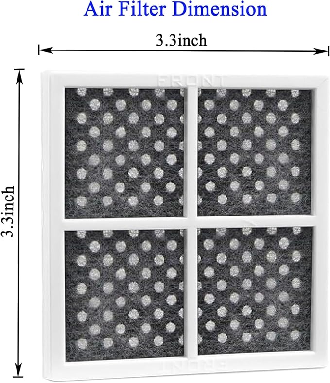 3 Pack - LT120F Refrigerator Air Filter -LG LFXS24623S, LFX31925ST, LMXS28596S LFXC22526S, LMXS27626S, LFXS29766S, LFX31945ST, LFXC24726S, LFXS26596D, LFXS30766S, LFXS29626S Replacement