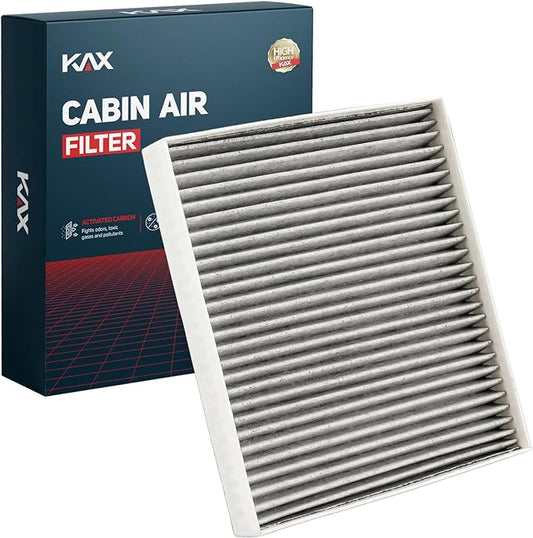 KAX HEPA Cabin Air Filter with Activated Carbon, CF12151 Replacement for Hyundai Sonata 2015-2019 1.6T/2.0T/2.4L, for Kia Cadenza 2020, Passenger Compartment Air Filter